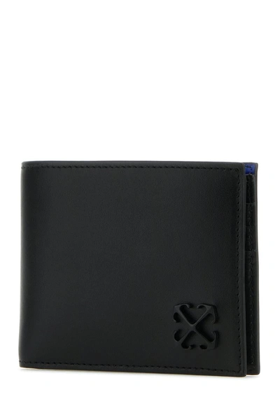 Shop Off-white Off White Wallets In Blackblue