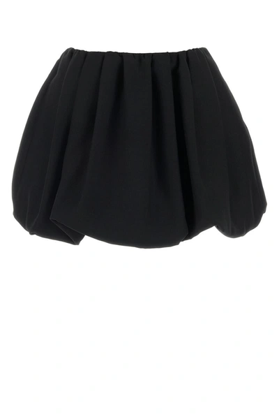 Shop Valentino Garavani Skirts In Black