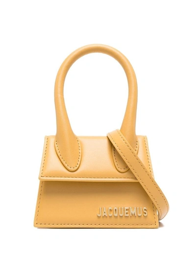 Shop Jacquemus Le Chiquito Mini Bag In Yellow