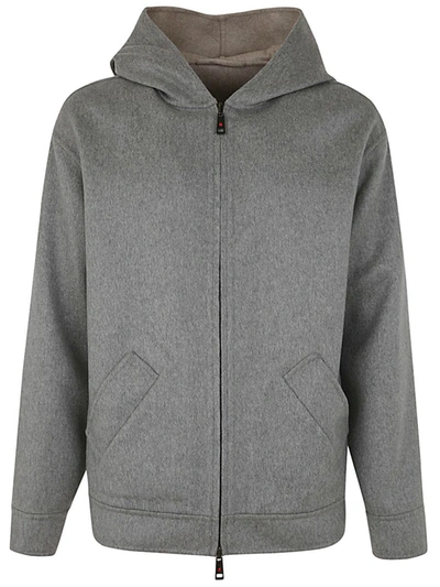 Shop Kired Mao Reversible Hoodies Clothing In Grey