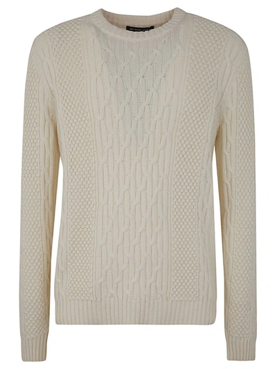 Shop Michael Kors Aran Crew Neck Pullover Clothing In White