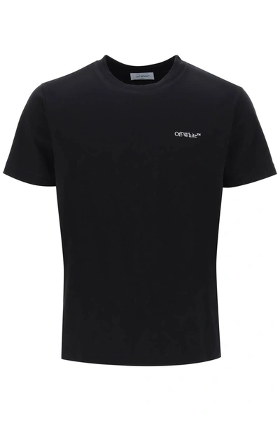 Shop Off-white Back Arrow Print T-shirt In Black White (black)