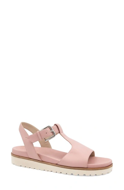 Shop Amalfi By Rangoni Balestra Leather Sandal In Pink Piumalux