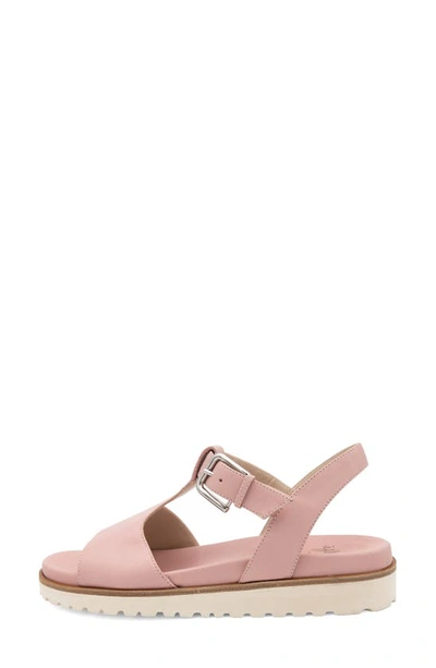 Shop Amalfi By Rangoni Balestra Leather Sandal In Pink Piumalux