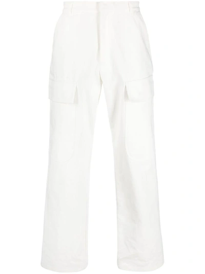 Shop Sky High Farm Cotton Trousers In White