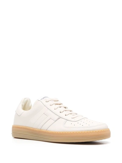 Shop Tom Ford Sneakers Cream