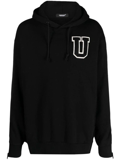 Shop Undercover Cotton Sweatshirt In Black