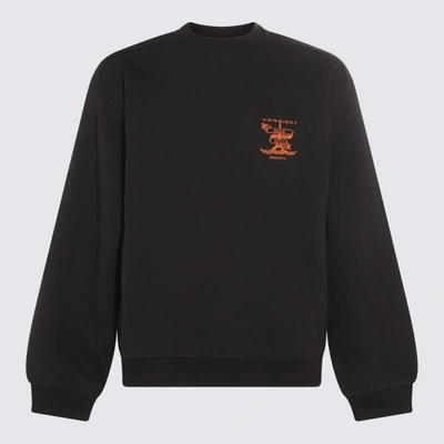 Shop Y/project Black Cotton Paris Best Sweatshirt