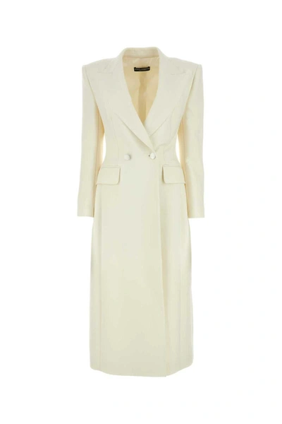 Shop Dolce & Gabbana Coats In White
