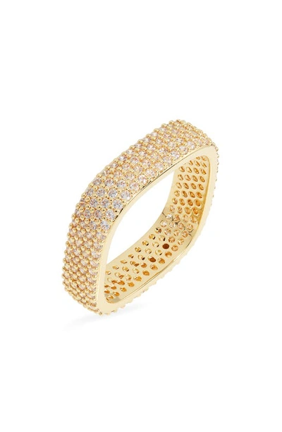 Shop Nordstrom Cubic Zirconia Pavé Ring In Clear- Gold