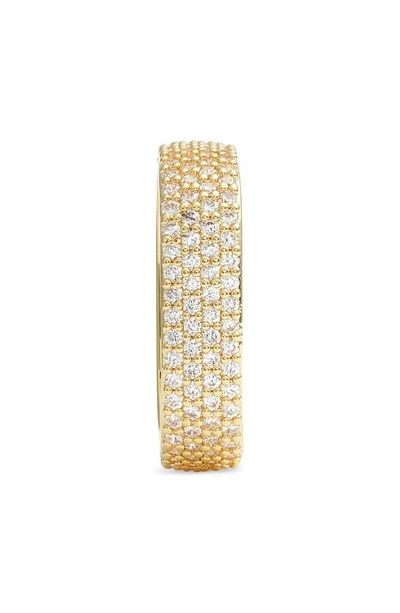 Shop Nordstrom Cubic Zirconia Pavé Ring In Clear- Gold