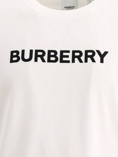 Shop Burberry "harriston" T-shirt In White