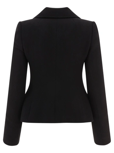 Shop Dolce & Gabbana Single-breasted Blazer In Merino Wool In Black