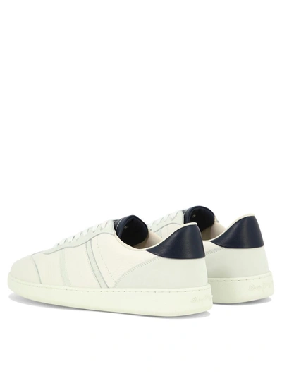 Shop Ferragamo "achille 1" Sneakers In White