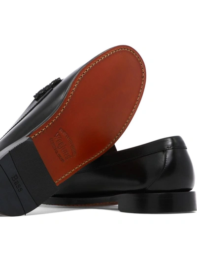 Shop Gh Bass G.h. Bass "weejun Larson Heritage" Loafers In Black