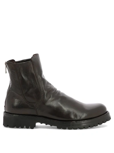 Shop Officine Creative "iconic" Ankle Boots In Brown