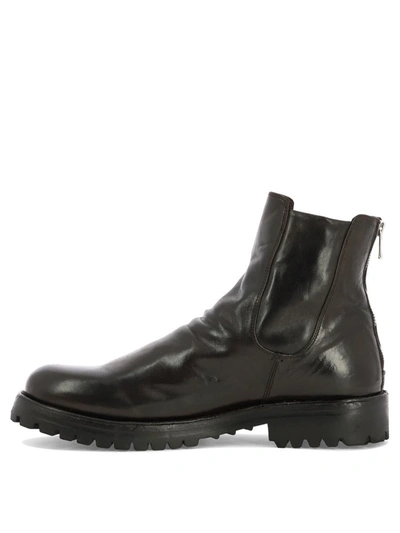 Shop Officine Creative "iconic" Ankle Boots In Brown