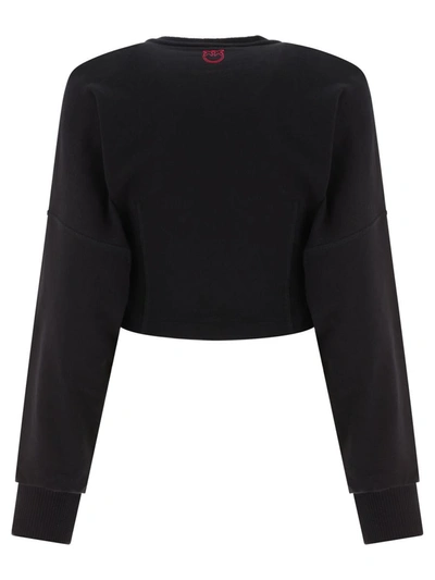Shop Pinko "sereno" Sweatshirt In Black