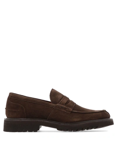 Shop Tricker's "eva" Loafers In Brown