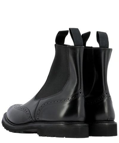 Shop Tricker's "henry" Ankle Boots In Black