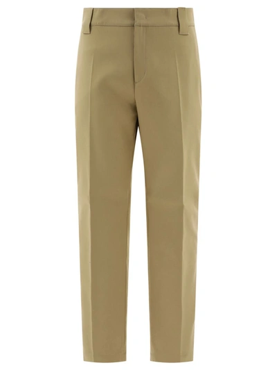 Shop Valentino "maison " Trousers In Beige