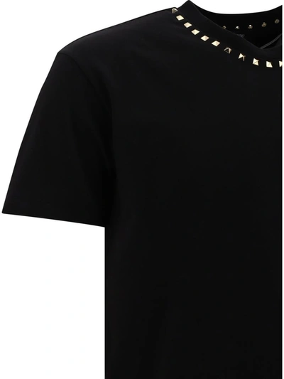 Shop Valentino " Black Untitled" T-shirt