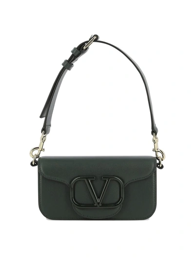 Shop Valentino Garavani "locò" Shoulder Bag In Green