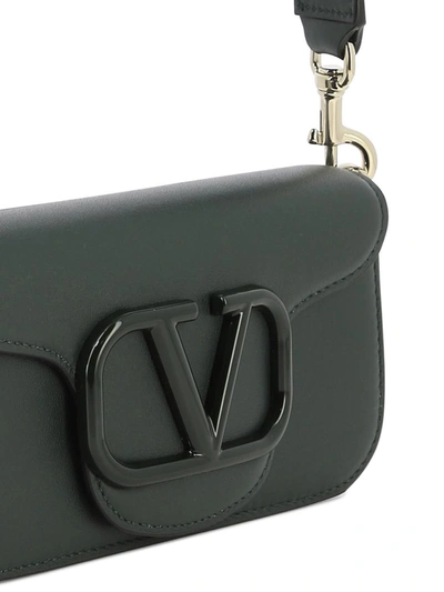 Shop Valentino Garavani "locò" Shoulder Bag In Green