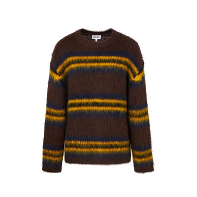 Shop Kenzo Wool Sweater In Brown