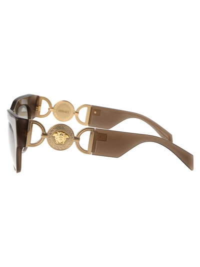 Shop Versace Sunglasses In 5407/3 Opal Brown