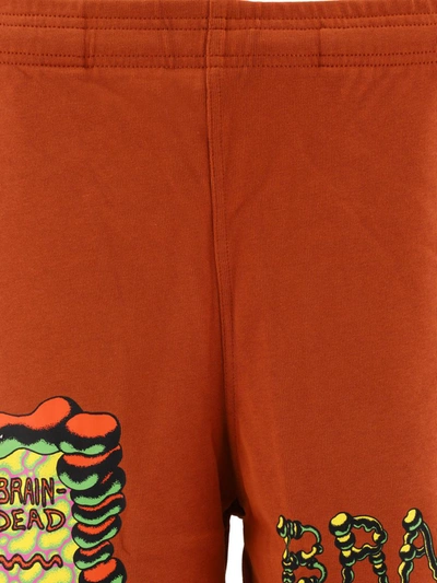 Shop Brain Dead "tetsunori Tawaraya" Shorts In Orange