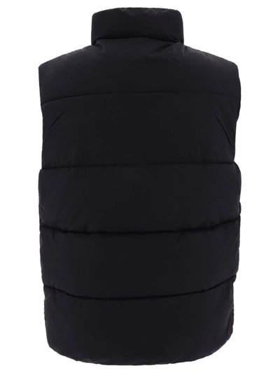 Shop Carhartt Wip "milton" Vest Jacket In Black