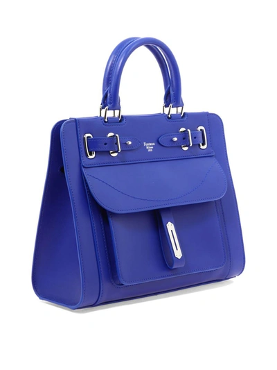 Shop Fontana Milano 1915 "a Lady" Handbag In Blue