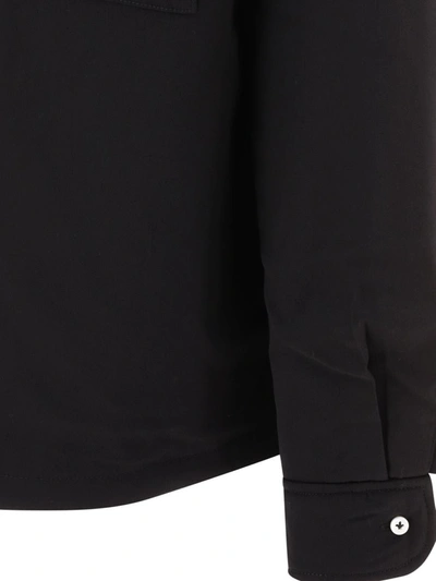 Shop Jacquemus "la Chemise Boulanger" Overshirt Jacket In Black