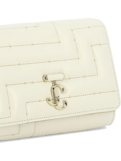 Shop Jimmy Choo "varenne" Clutch In White