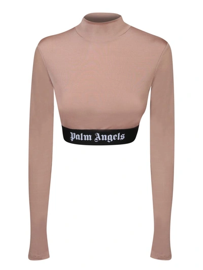 Shop Palm Angels T-shirts In Brown