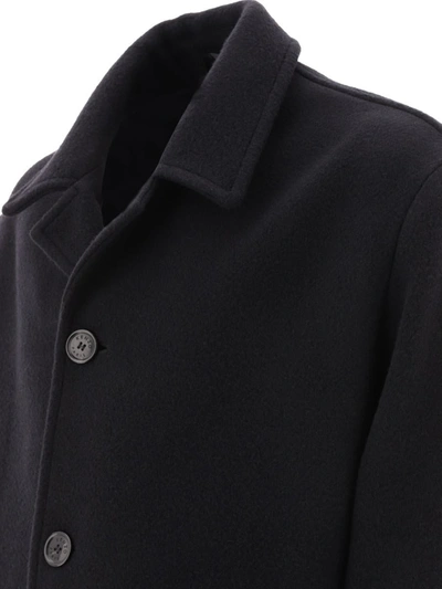 Shop Kenzo Single-breasted Coat In Black