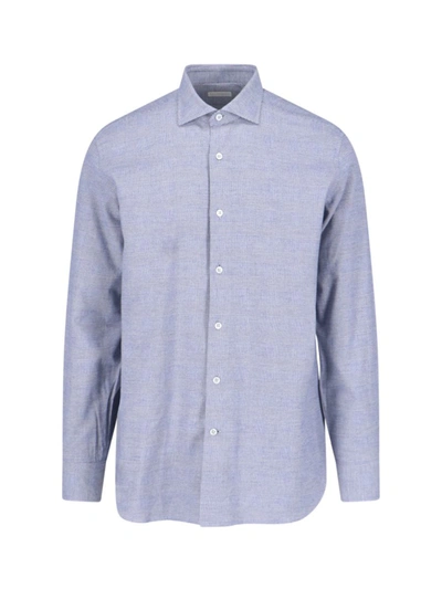 Shop Laboratorio Del Carmine Shirts In Blue