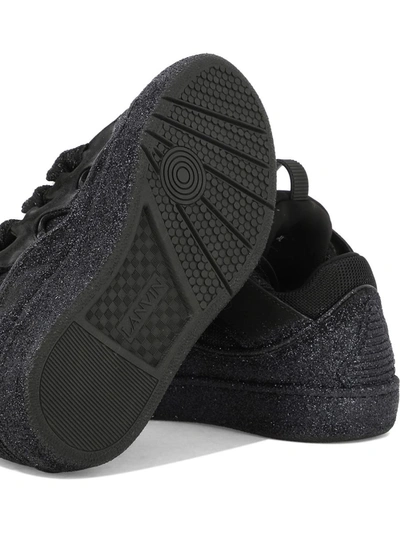 Shop Lanvin "curb" Sneakers In Black