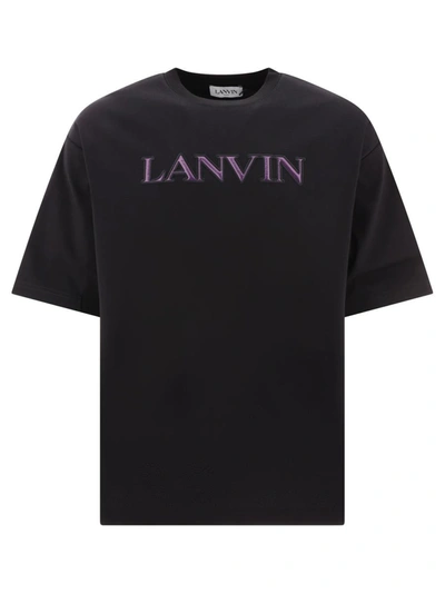Shop Lanvin "puffer " T-shirt In Black