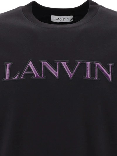 Shop Lanvin "puffer " T-shirt In Black