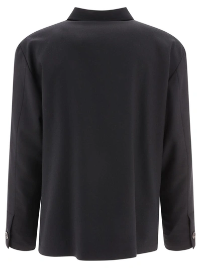 Shop Lardini "ugo" Overshirt In Black