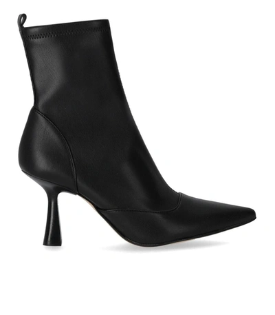 Shop Michael Kors Clara Black Heeled Ankle Boot