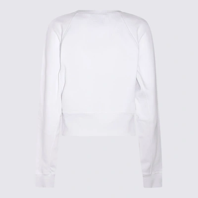 Shop Vivienne Westwood White Cotton Orb Sweatshirt