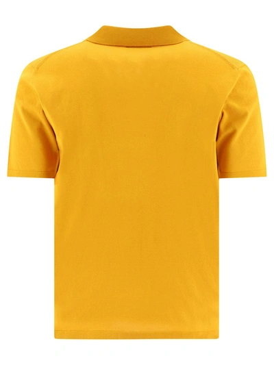 Shop Roberto Collina "open" Polo Shirt In Yellow