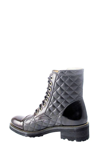 Shop Ron White Tiffany Combat Boot In Chocolate