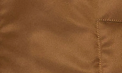 Weekend Max Mara Ribbed-trim Cropped Bomber Jacket In Tobacco