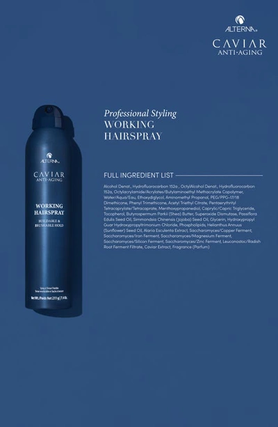 Shop Alterna Caviar Anti-aging Working Hairspray, 7.4 oz