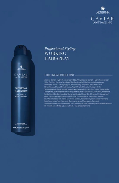 Alterna Caviar Styling Working Hairspray, 7.4 Oz.