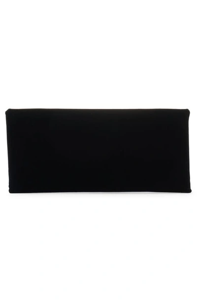 Shop Tom Ford Ava Crystal Embellished Velvet Clutch In 1n001 Black